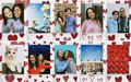 Collection of photos taken with a Fujifilm Instax Mini, featuring friends, nature, and pets