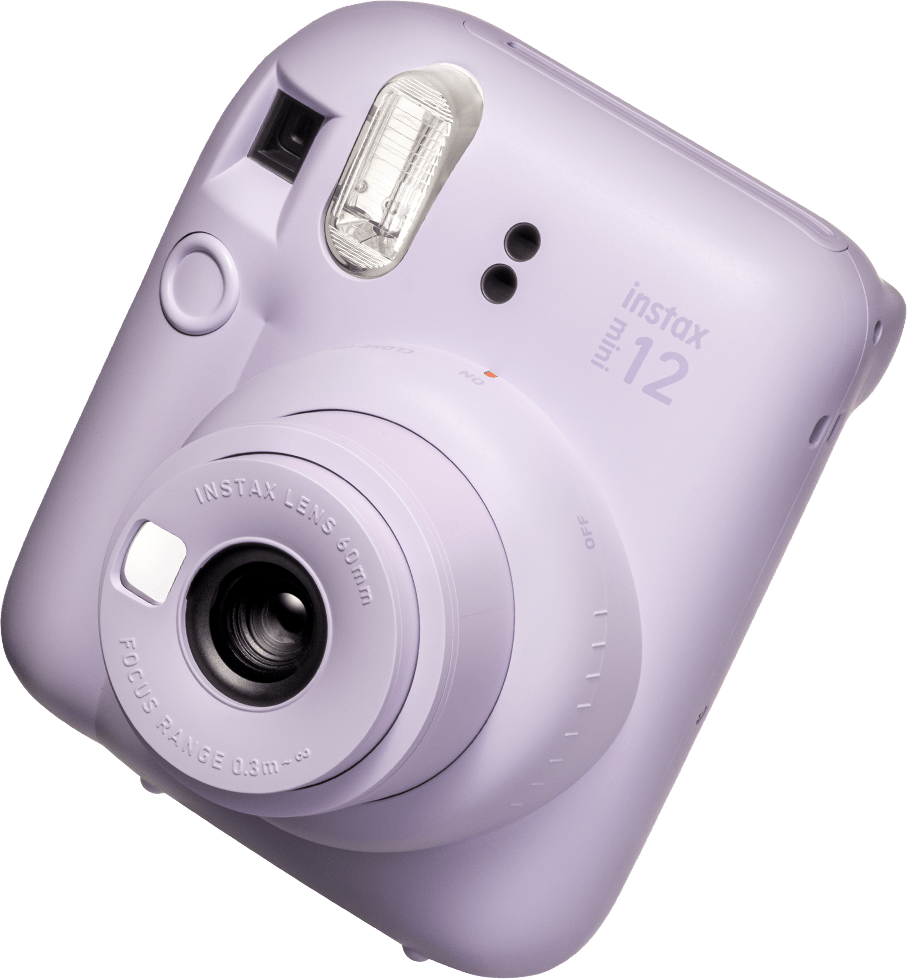 Fujifilm Instax Mini 12 Instant Camera in Lavender with Easy-to-Use Features for Fun Photography