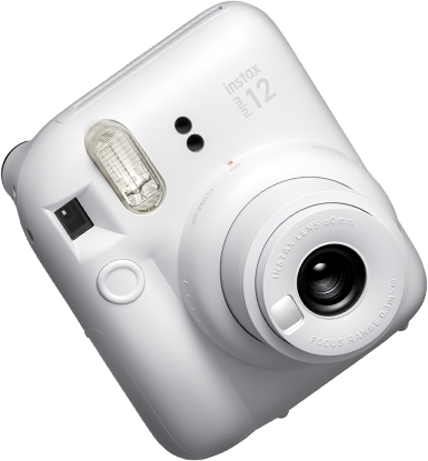 Fujifilm Instax Mini 12 Instant Film Camera in White with Easy-to-Use Features