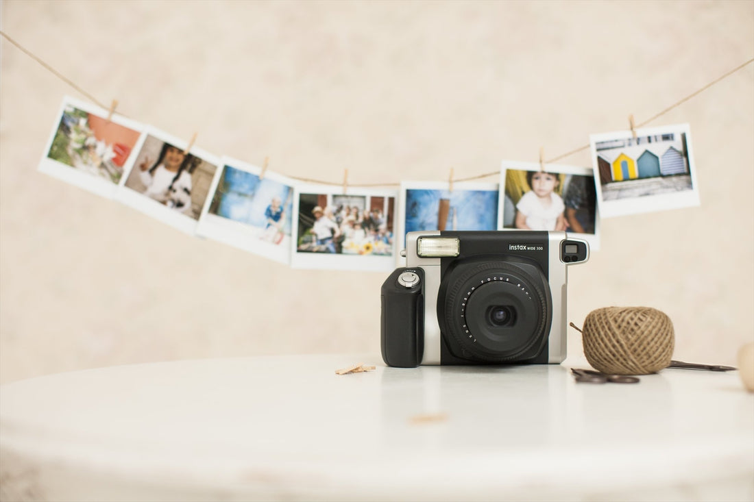 Fujifilm Instax Wide Glossy Film 10 20 Sheets with vibrant color prints for instant photography
