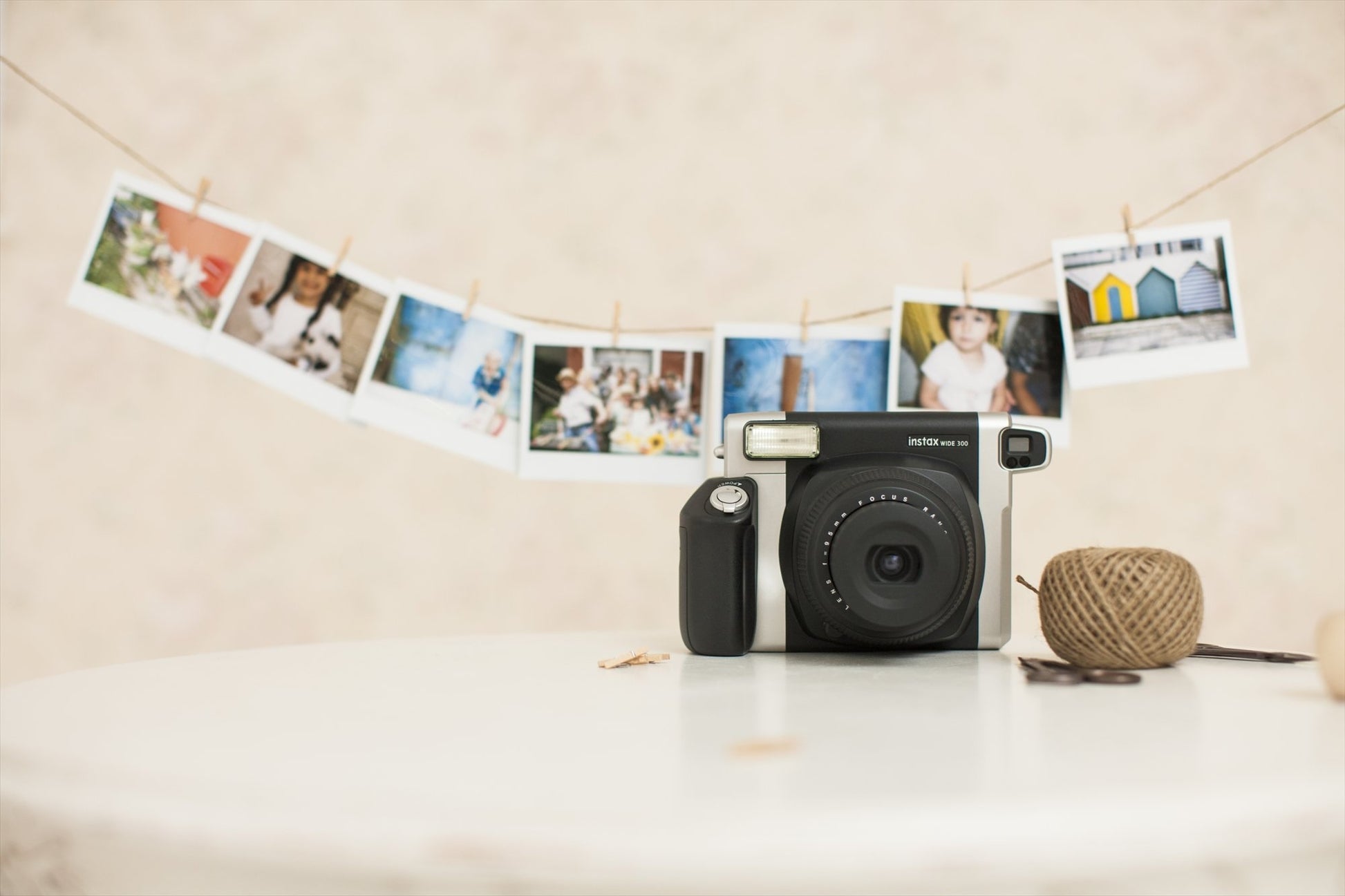 VMIDirect Fujifilm Instax Wide Glossy Film 10 20 Sheets displayed with instant camera and photos