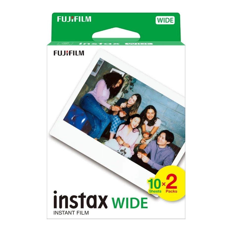 Fujifilm Instax Wide Glossy Film 10 20 Sheets in a pack for instant photo printing