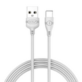 GC-63T Fast Charging Cable in white with USB and Type-C connectors for quick device charging
