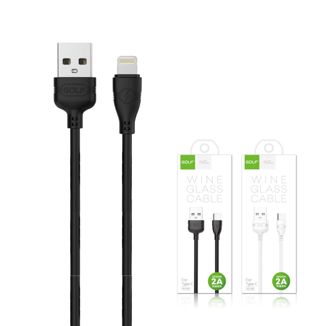 VMIDirect Lightning USB Cable in Black for fast charging and data transfer with durable design