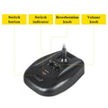 Gooseneck conference microphone with reverb, featuring switch and volume controls