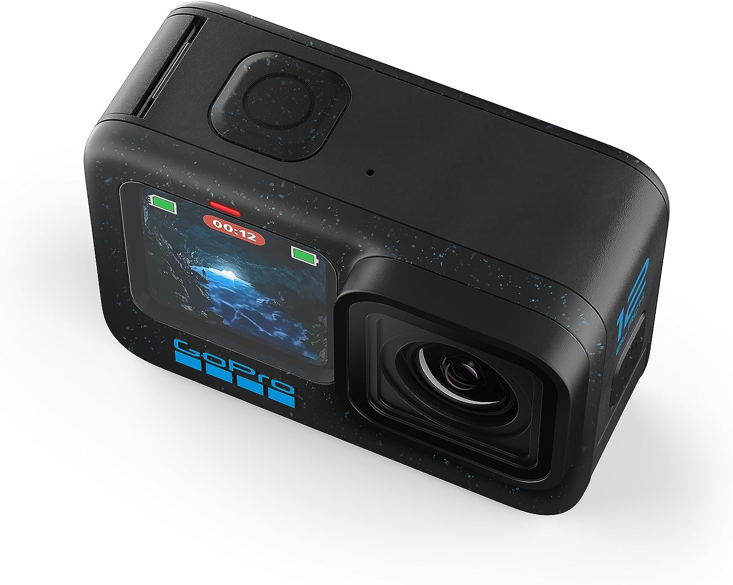 GoPro HERO 12 Black Waterproof Action Camera with High-Resolution Lens and Easy-To-Use Interface
