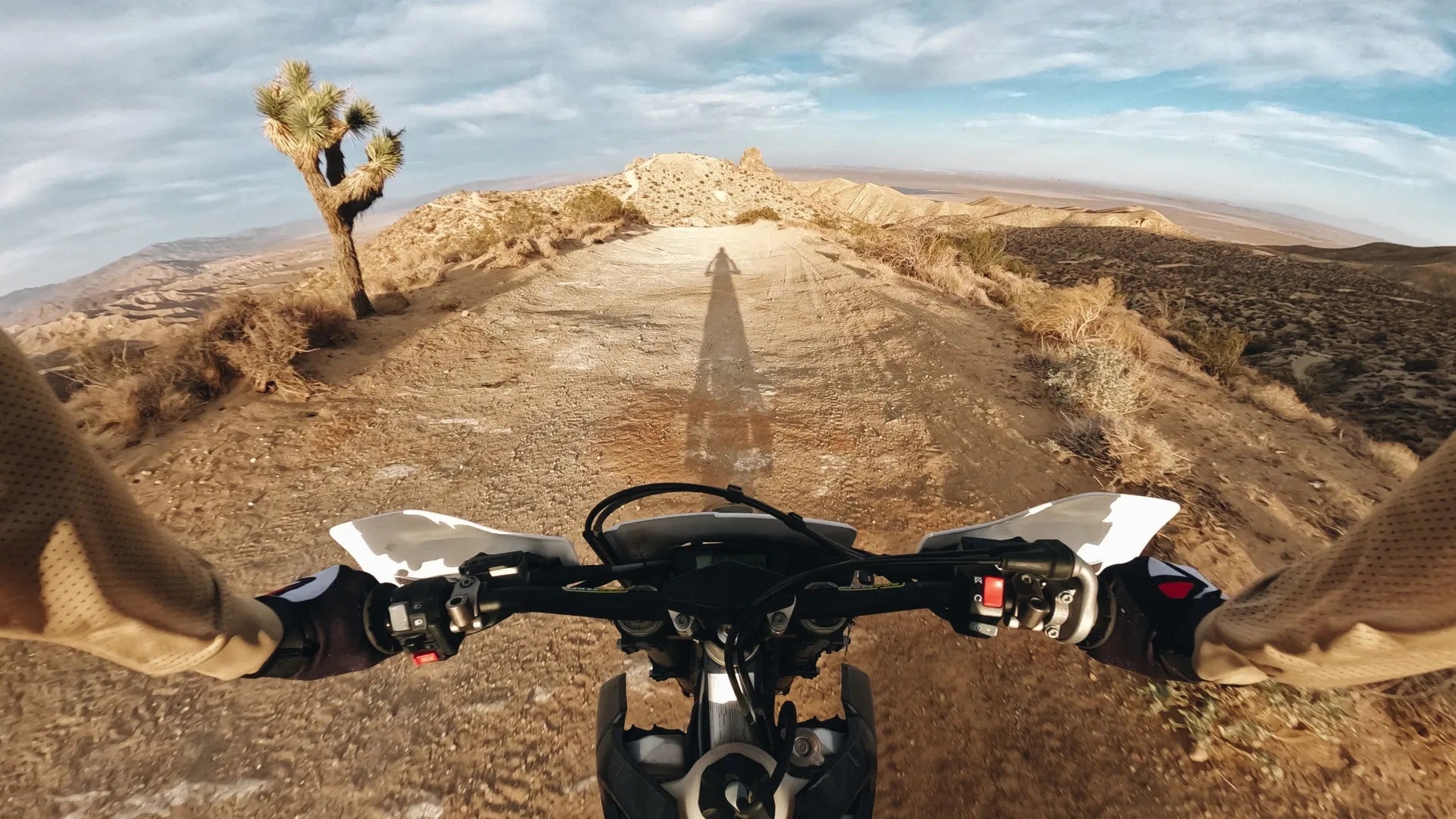 GoPro Max Lens Mod attachment for capturing immersive motorcycle riding adventures