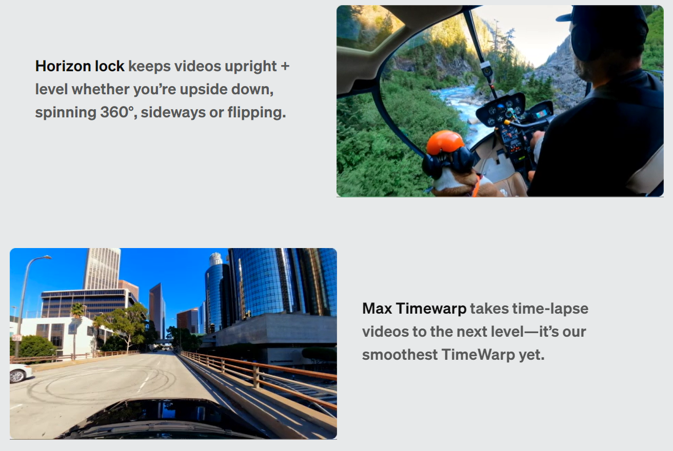 GoPro Max Lens Mod for stable 360-degree video recording and advanced time-lapse features