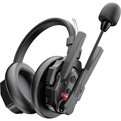 Group Communication Headset with Adjustable Boom Mic and Comfortable Ear Cushions