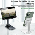 GXCT Aluminum Phone Stand featuring adjustable angles for mobiles and tablets under 12.9 inches