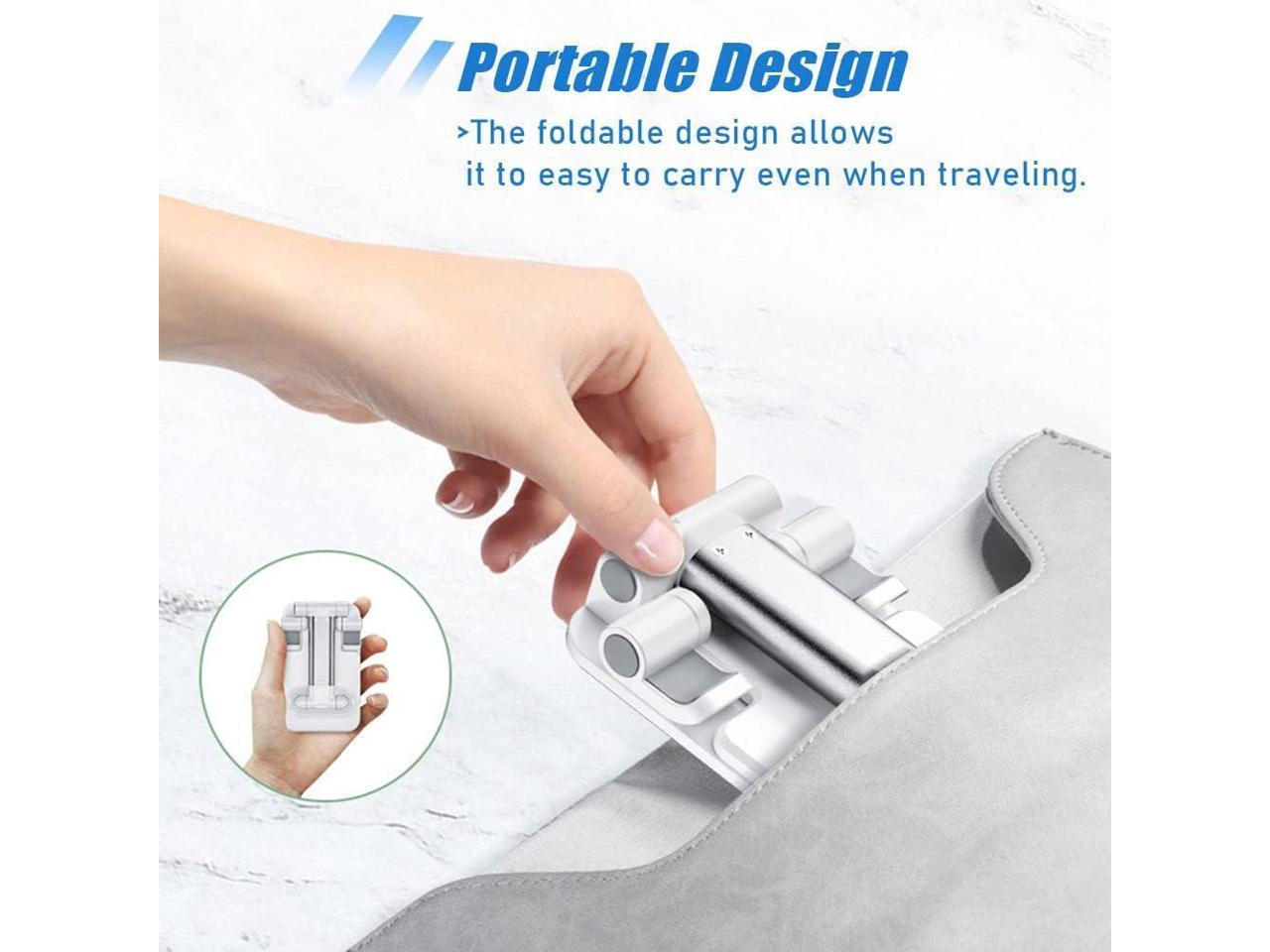 GXCT Aluminum Phone Stand in Portable Design for Easy Carrying While Traveling