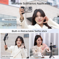 VMIDirect GXCT JJ02 Extendable Grip Phone Tripod in various modes for versatile photography