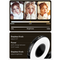 GXCT LM19 Magnetic Selfie Light with adjustable brightness and color temperature for perfect selfies