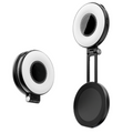 GXCT LM19 Magnetic Selfie Light in black, designed for enhanced photography and video shooting