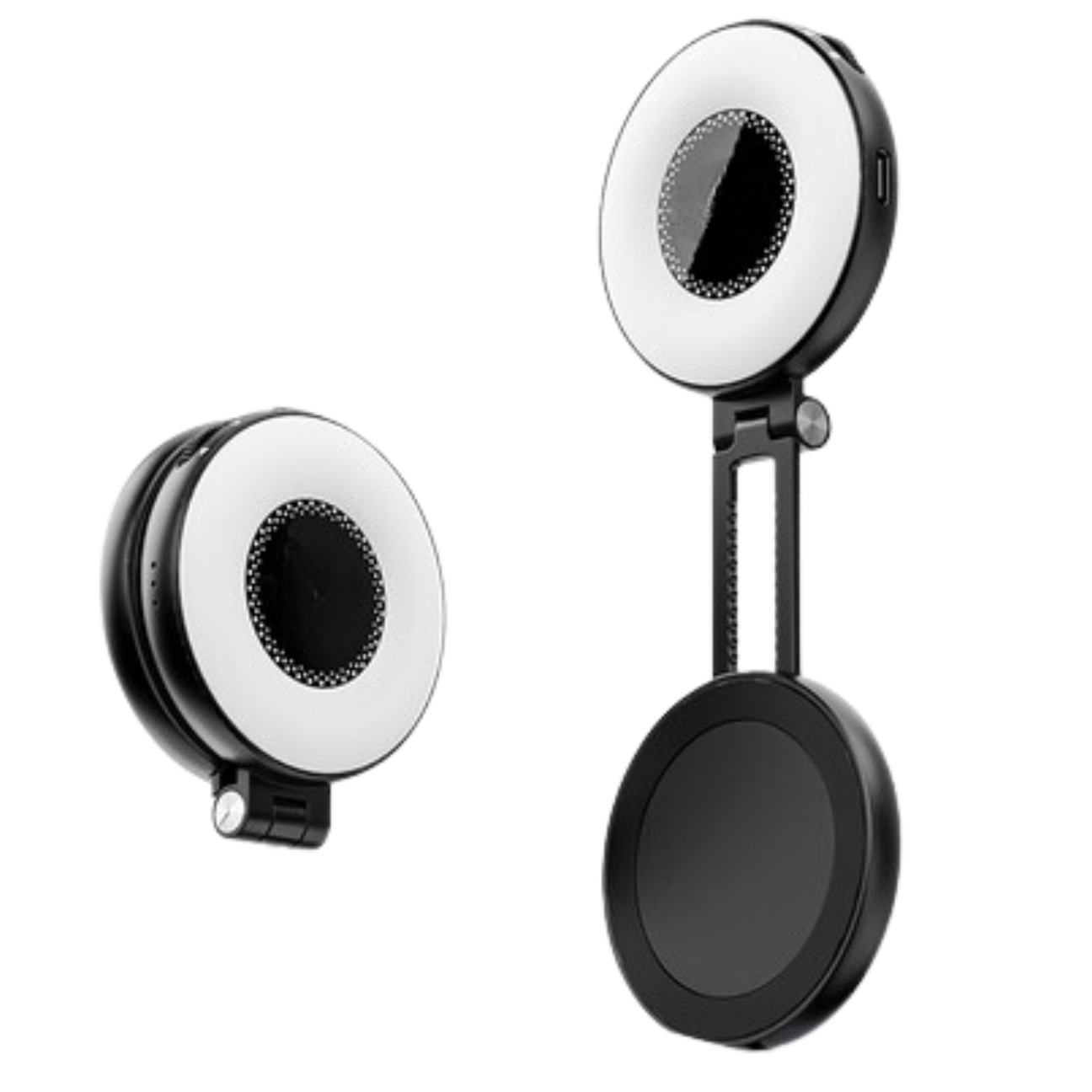 GXCT LM19 Magnetic Selfie Light in black, designed for enhanced photography and video shooting