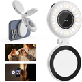 GXCT LM19 Magnetic Selfie Light attached to a smartphone for enhanced photography lighting