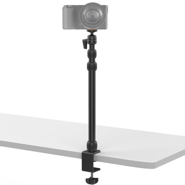 GXCT LS10 Adjustable Desk Stand for cameras with sturdy clamp and height-adjustable design
