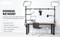 GXCT LS15 Overhead Camera Mount Rig with adjustable arms for photography and live streaming setups