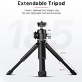 GXCT MT-14 portable tripod stand with adjustable legs and ball head for photography
