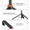 GXCT MT-41 Mini Tripod with enhanced locking knob and non-slip silicone base for stable support