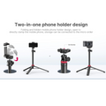 GXCT MT-44 Extendable Phone Tripod with two-in-one phone holder design for versatile use
