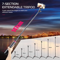 GXCT MT-44 Extendable Phone Tripod with 7 sections for customizable height for photography needs