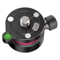 GXCT TT37 Mini Leveling Base with durable design and integrated spirit level for precise tripod adjustments