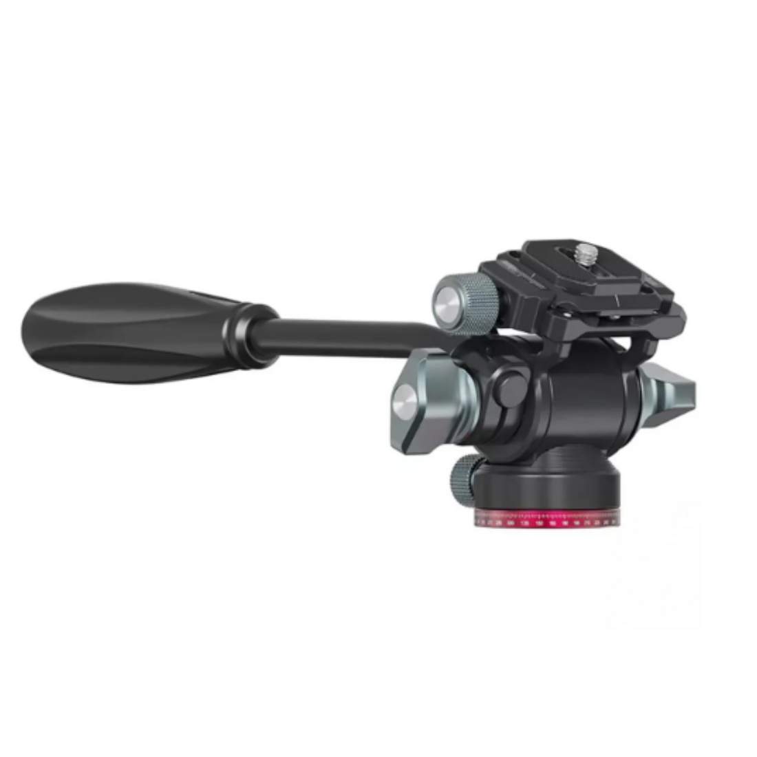 GXCT U-190 Aluminum Alloy Rotating Tripod Head with Smooth Panning and Quick Release Plate