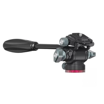 GXCT U-190 Aluminum Alloy Rotating Tripod Head with Smooth Panning and Quick Release Plate