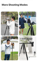 Versatile shooting options with GXCT VT-01 Professional Heavy Duty Tripod And Monopod in various modes