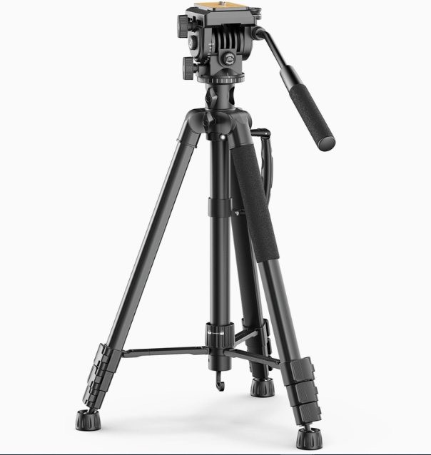 GXCT VT-02 Universal Tripod with folding design and adjustable height for stable photography