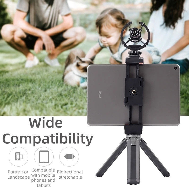 GXCT XJ17 ST-29 Tablet Tripod Mount for mobile devices with wide compatibility in portrait and landscape