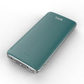 VMIDirect 10000mAh Power Bank in teal with dual USB ports for fast charging