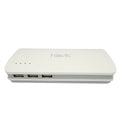 Havit 13000mAh Power Bank in white with three USB ports for convenient charging