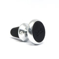 Compact car phone holder with a sleek design for hands-free navigation and safety