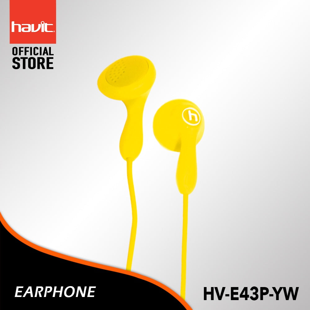 VMI Yellow Headset Phone Earphones with Comfortable Fit for Clear Sound Quality