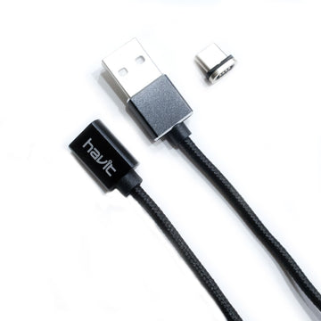 Havit Magnetic Cable with USB connection and sleek design for easy charging and data transfer
