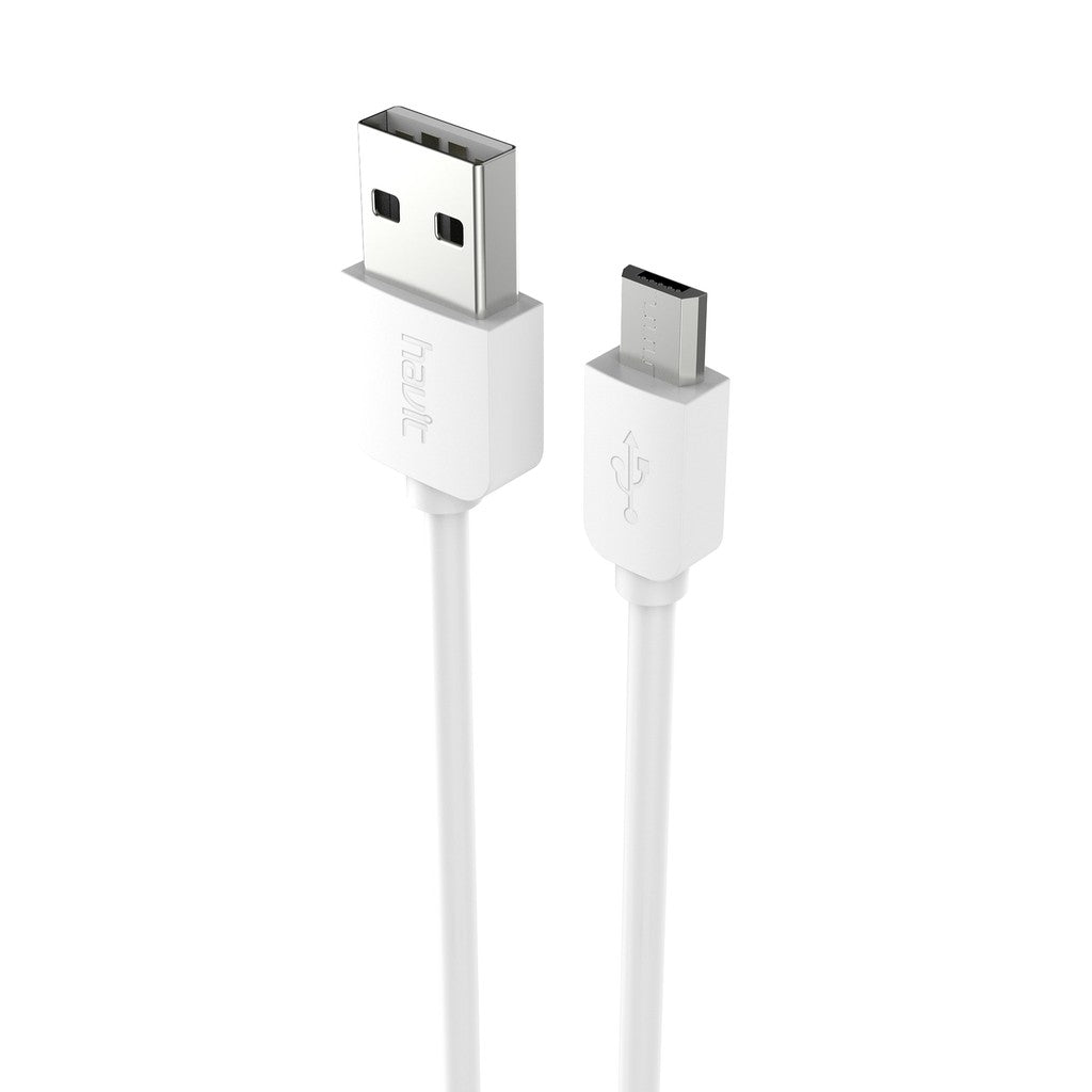 VMIDirect White Phone Data Cord with USB and Micro USB Connectors for Fast Charging