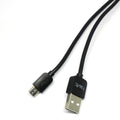 VMIDirect Phone Data Cord in Black with Micro USB and USB connectors for fast charging and data transfer