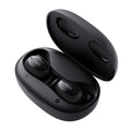 VMIDirect Wireless Earbuds in charging case with sleek black design and compact size
