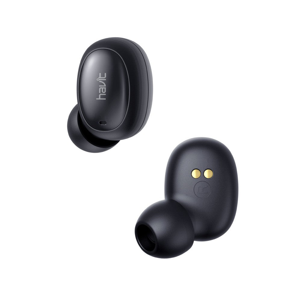 Havit Wireless Earbuds in Black Offering Comfortable Fit and High-Quality Sound for Music Lovers