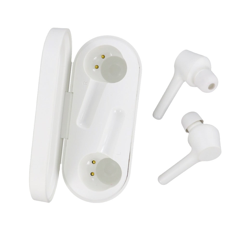 VMIDirect Wireless Earbuds in White with Charging Case for Clear Sound Quality