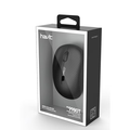 Wireless Mouse in Black Packaging with Ergonomic Design and USB Receiver for Easy Connectivity
