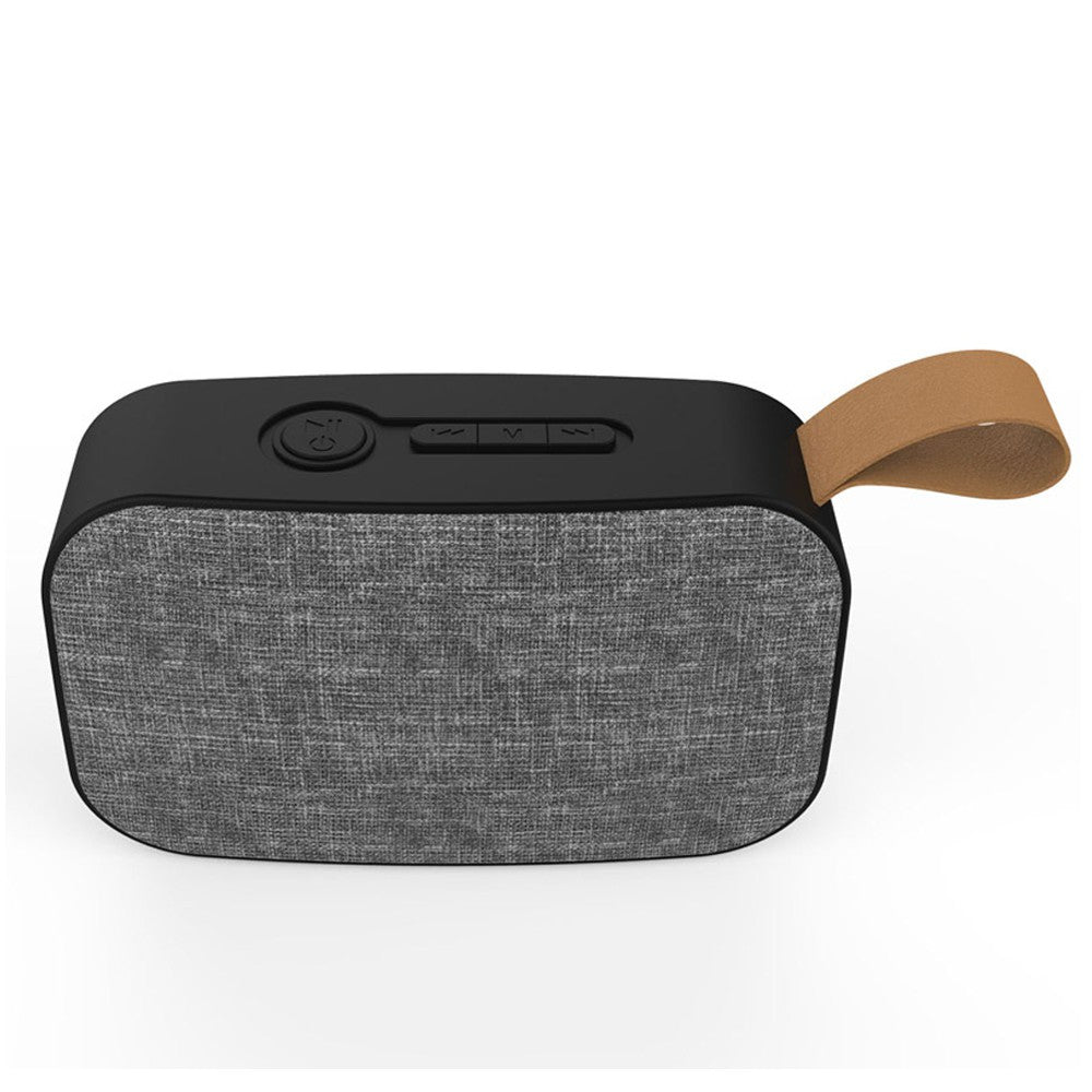 VMIDirect Wireless Speaker with a sleek design and convenient carrying strap for portable music enjoyment