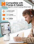 Auto face tracking gimbal compatible with phones and tablets for smooth tracking and stability