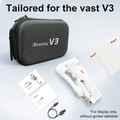 Hohem gimbal iSteady V3 with carrying case, accessories, and user manual for stable video recording