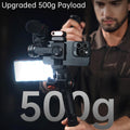 Hohem iSteady M7 gimbal for smartphone with enhanced 500g payload and accessories attached