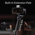 Hohem iSteady M7 gimbal for smartphone with built-in extension pole for enhanced stability