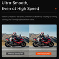 Comparison of footage with and without Hohem iSteady M7 gimbal for smartphone, highlighting anti-shake performance