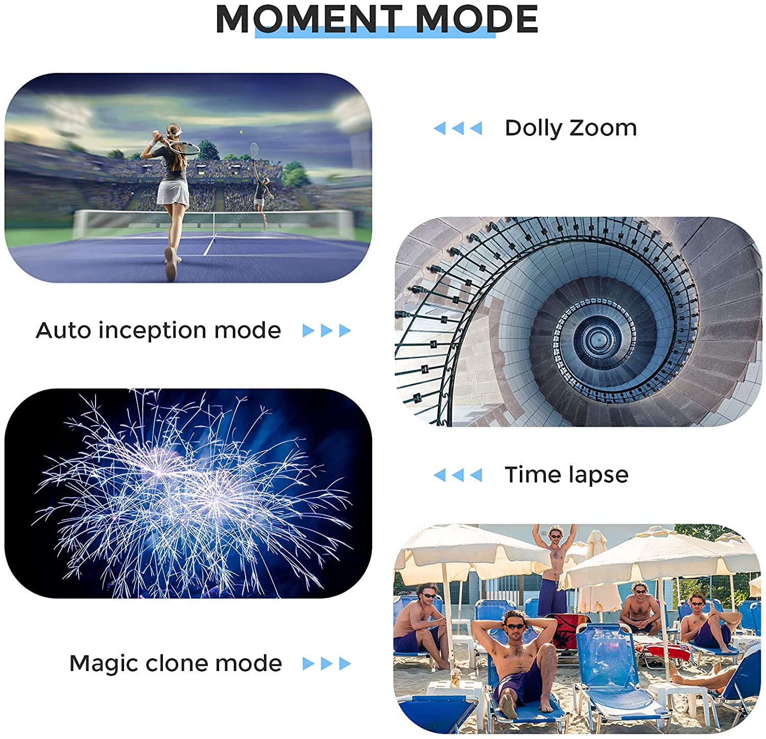 Hohem iSteady Q gimbal stabilizer for smartphones with Moment Mode features like Dolly Zoom and Time Lapse